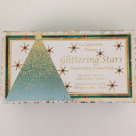 Holiday Boxed soap & travel size twisted peppermint (BBW) lotion - Picture 2 of 5